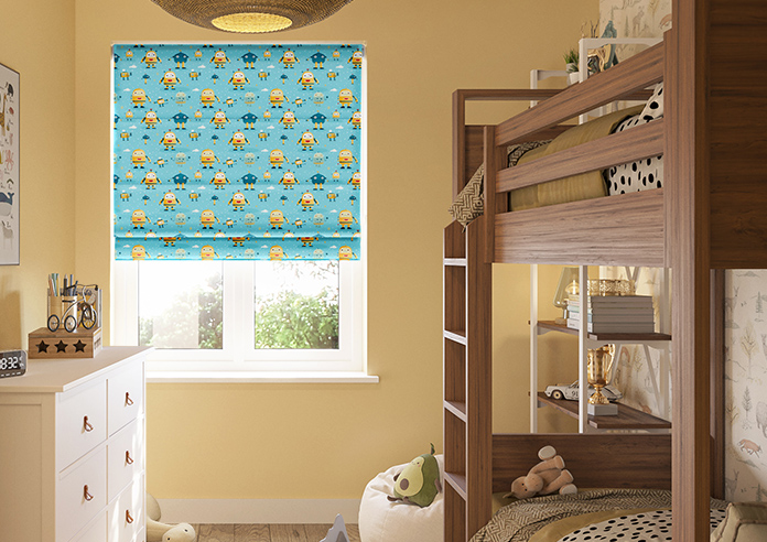 Sparky Squad, Electric - Twist&Fit Roman Blind - Image 3
